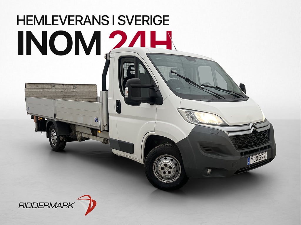 Citroën jumper 163hk Ny-Kamrem Bakgavellyft Flak Värm Moms