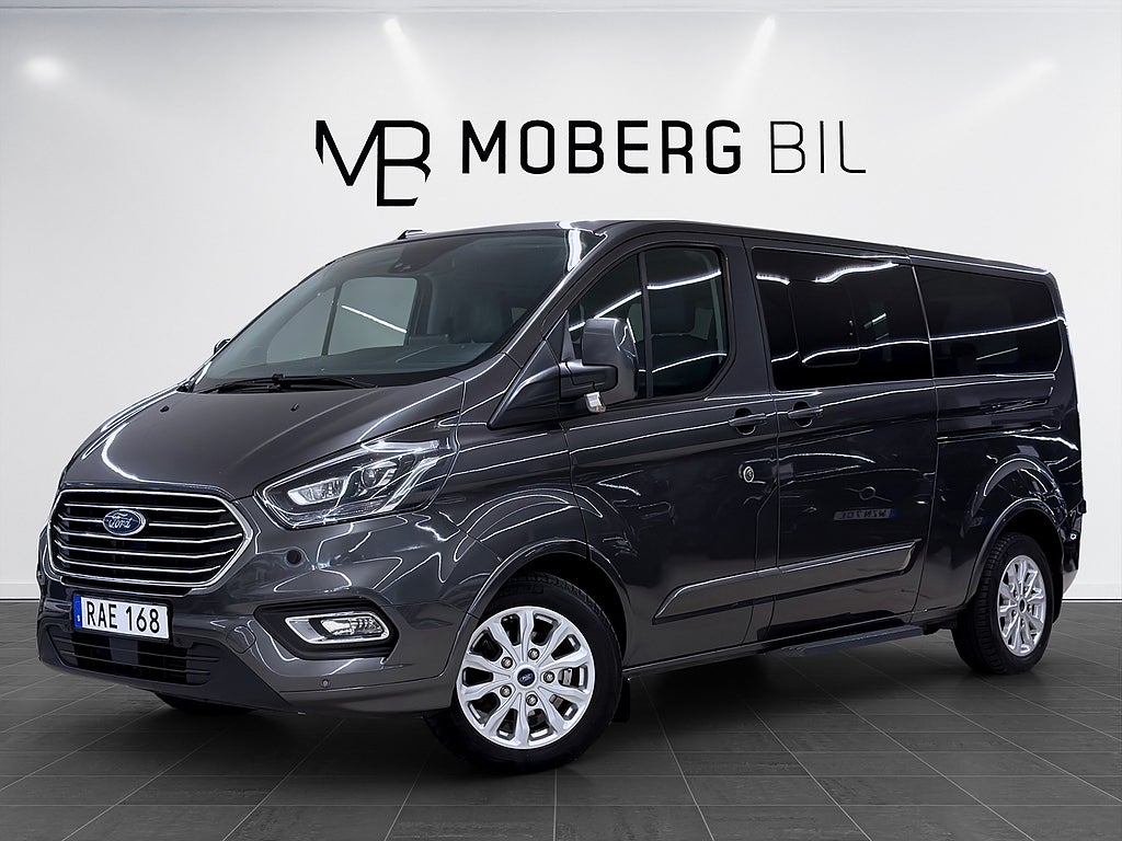Ford Tourneo Custom 320 2.0 130hk Titanium 9-Sits Drag PDC B-Kamera