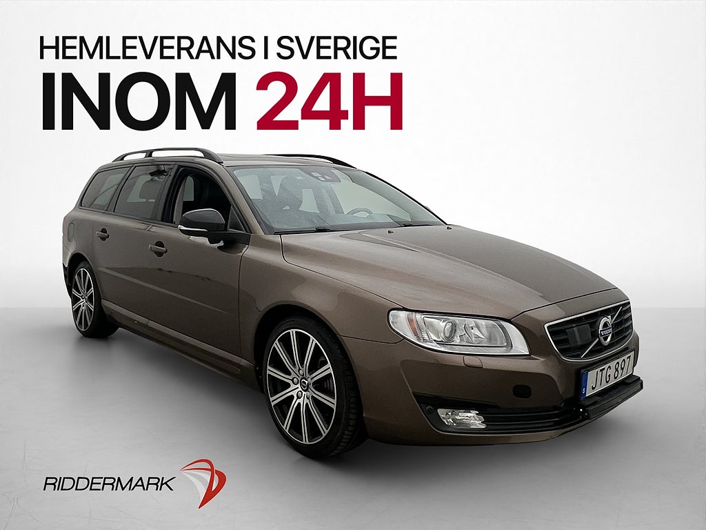Volvo V70 181hk AWD Classic Dynamic Taklucka Värm Skinn Drag