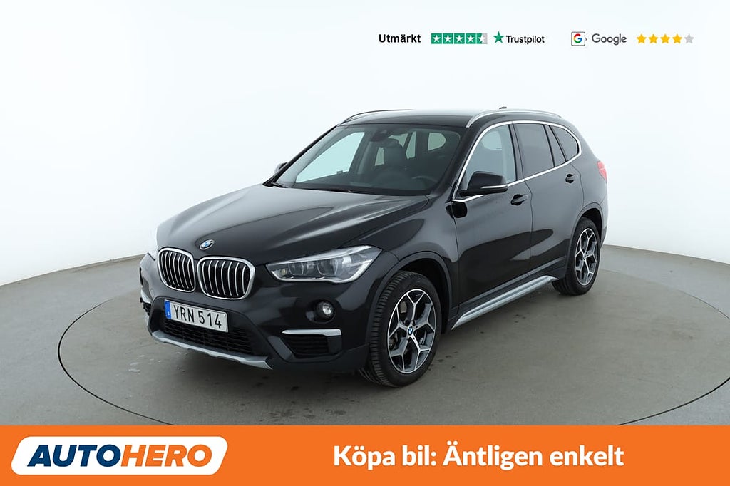 BMW X1 xDrive20d / HUD, CarPlay, Dragkrok, Kamera