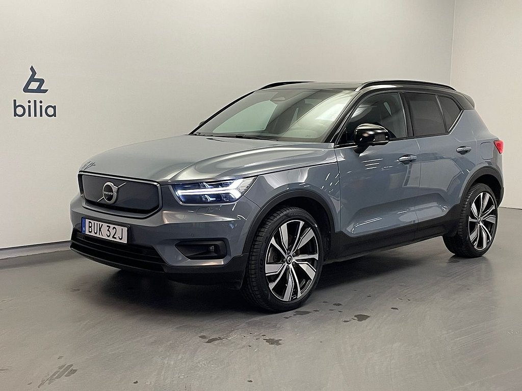 Volvo XC40 P8 AWD Recharge Recharge P8 Pure Electric / Motorstolspaket /