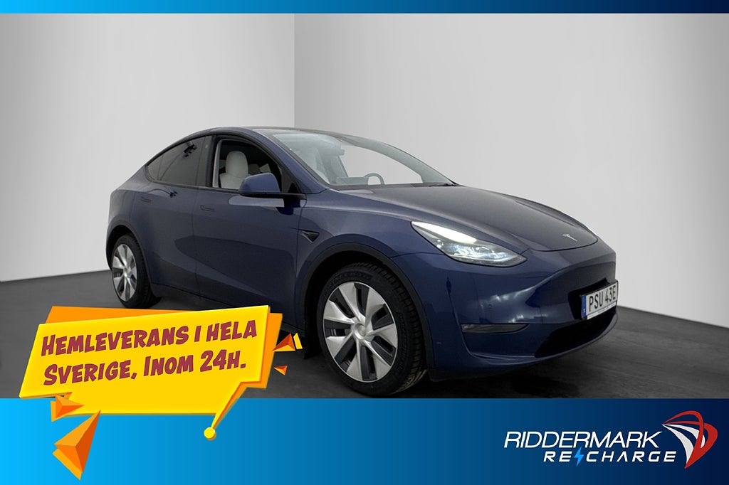 Tesla Model Y Long Range AWD Drag Ljus Interiör MOMS