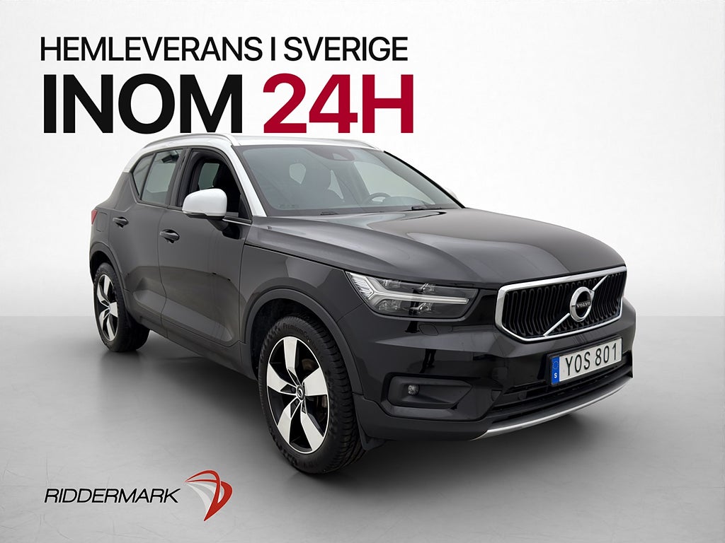Volvo XC40 T3 156hk Momentum VOC Kamera Värmare Drag Navi