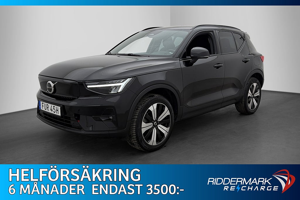 Volvo XC40 Recharge SM Plus Värmare Drag Kamera BLIS CarPlay