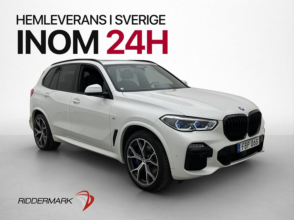 BMW X5 xDrive45e iPerformance M-Sport Pano HuD H/K Luftfjädr