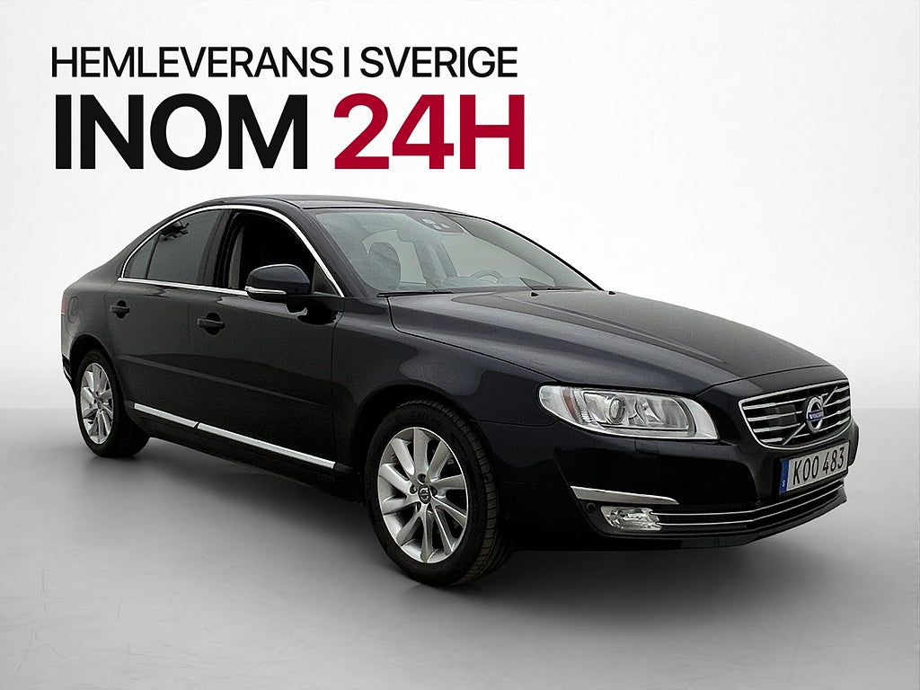 Volvo S80 T5 Summum Taklucka Läder BLIS Keyless Navi Värmare