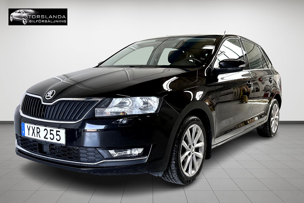 Skoda Rapid Spaceback 1.0 TSI 95hk Nyservad V-hjul CARPLAY