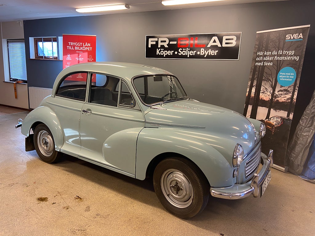 Morris Minor 1000 2-dörrars 0.95 Veteranbil Vällvårdad 