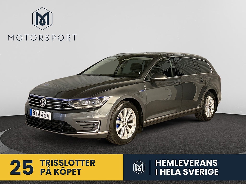 Volkswagen Passat Variant GTE Aut Plug-in Drag Navi Skinn Kamera HUD Adp