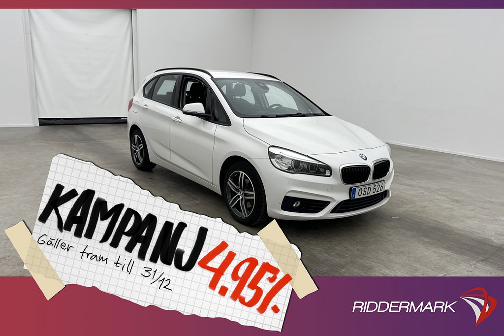 BMW 218 d Active Tourer 150hk Sport line Ambient 4,95% Ränta