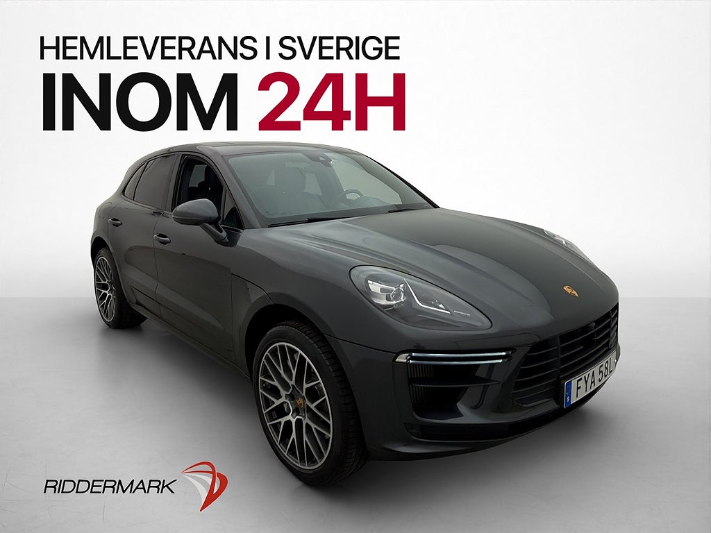 Porsche Macan Turbo 440hk Chrono Sportavgas Pano BOSE PASM