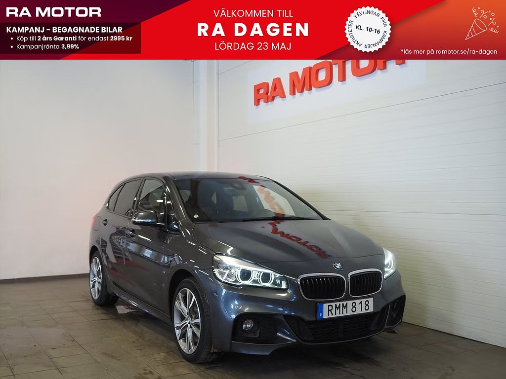 BMW 225xe Active Tourer Plug-in M Sport Navi Kamera HUD Läder 2017