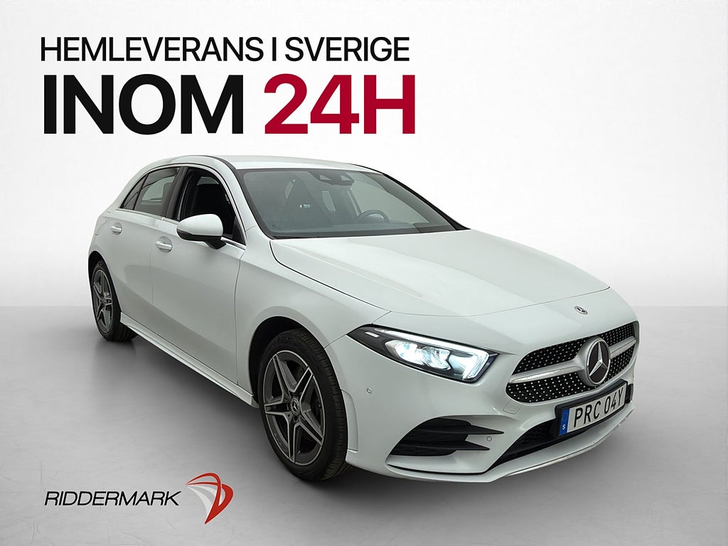 Mercedes-Benz A 250 e AMG Kamera Wide Värm Navi P-Sensorer