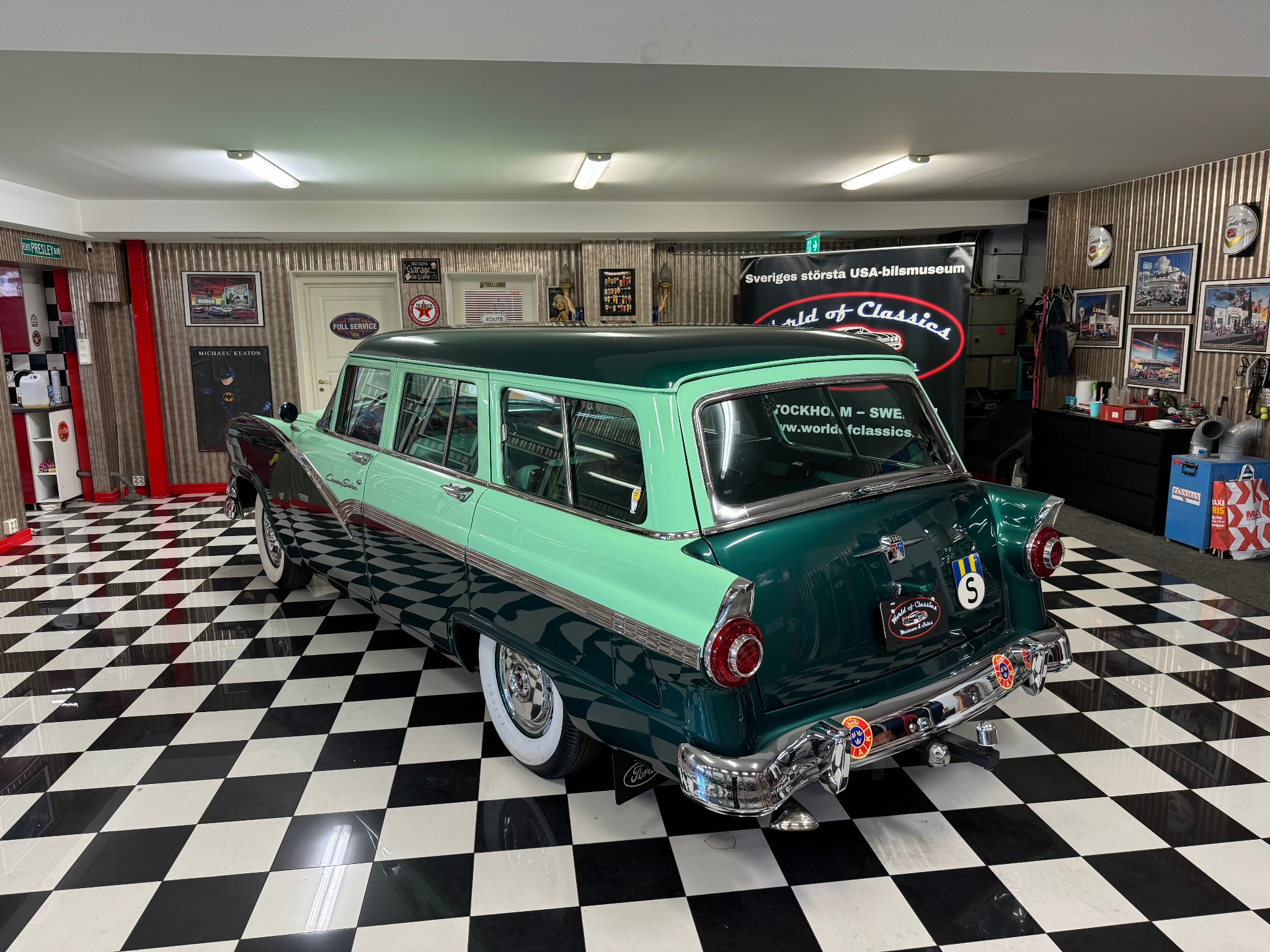 Ford Country Sedan Kombi toppskick -56 1956, bild 7/57
