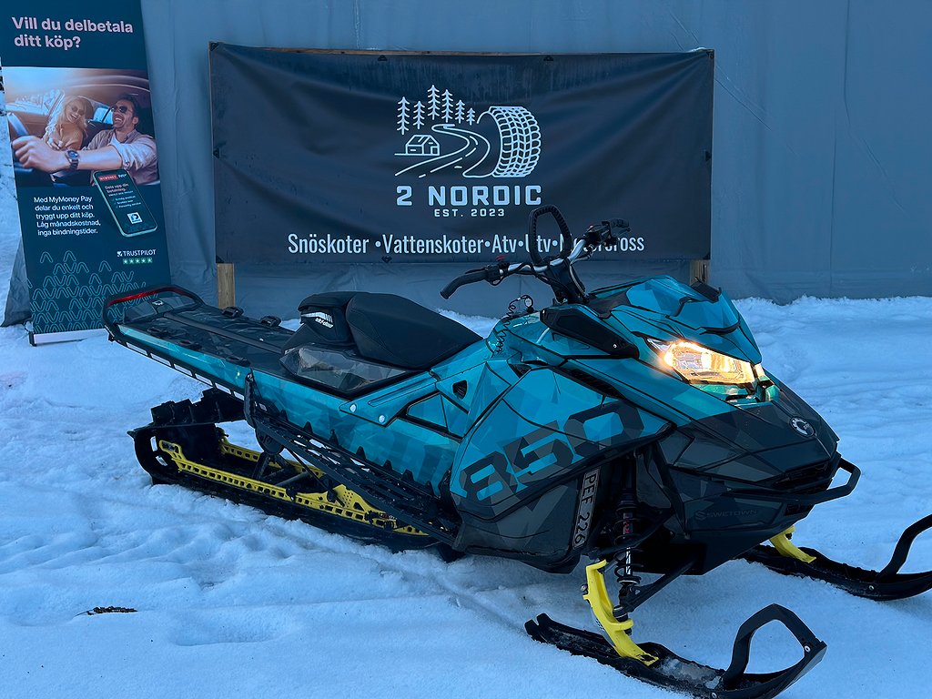 Ski-Doo Summit x 850  Endast 370 mil fr.783kr/mån