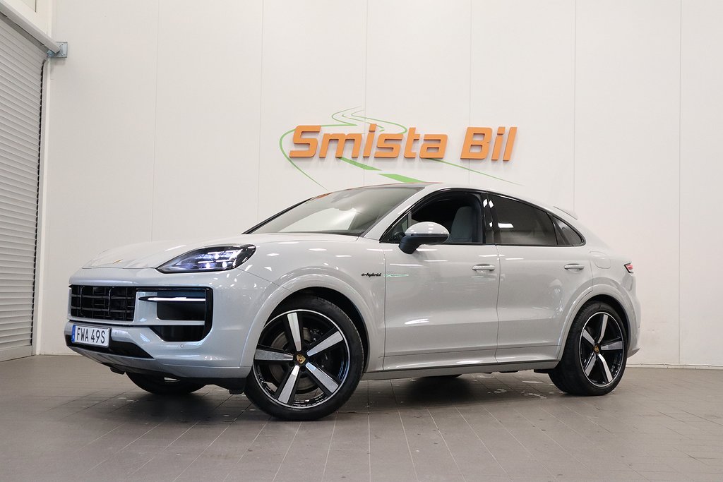 Porsche Cayenne Coupé E-Hybrid PANO PASM 18-VÄGS 22'' MOMS