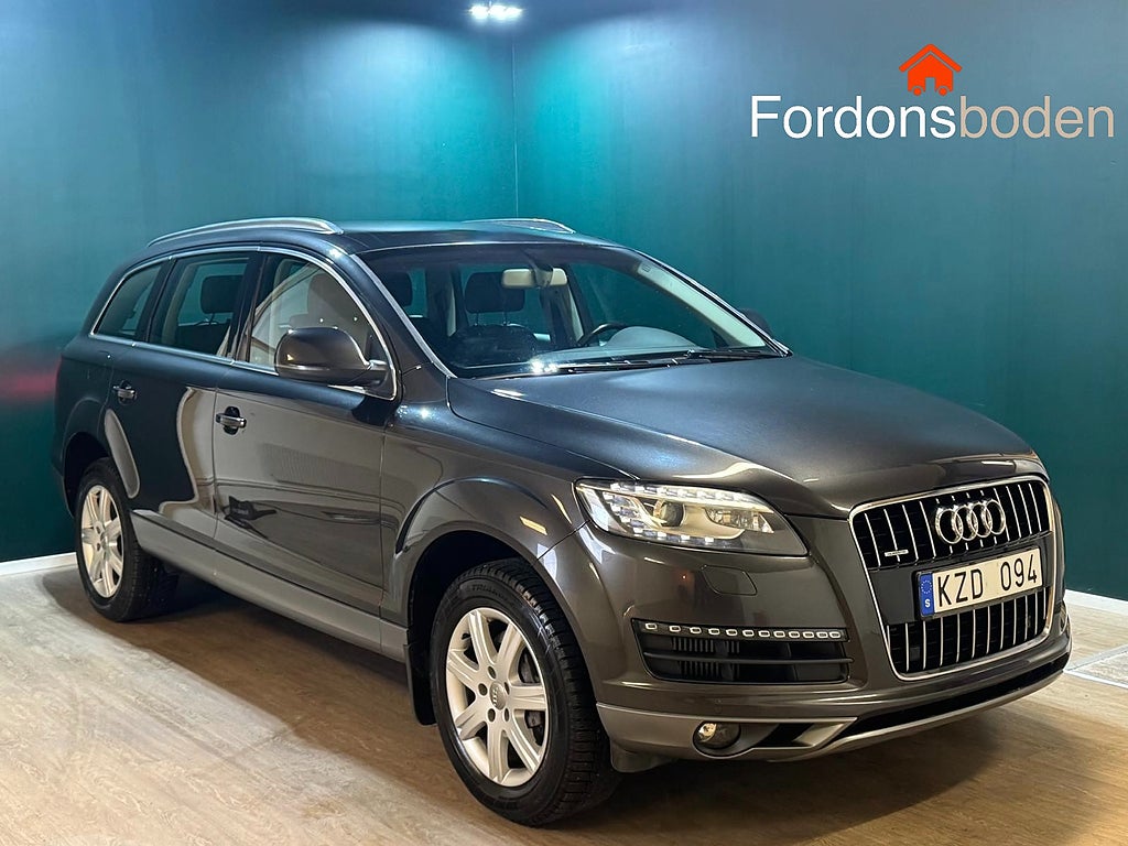 Audi Q7 3.0 TDI Quattro 7 Sits Värmare Drag Nyservad Euro 5