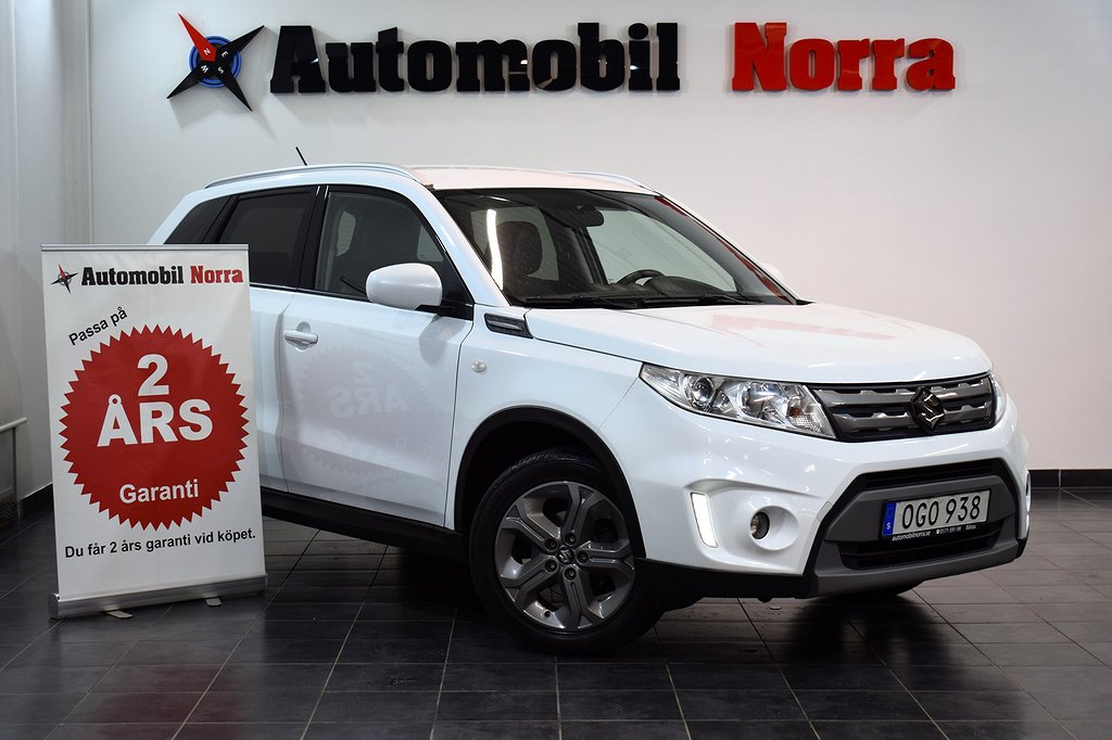 Suzuki Vitara 1.6 4x4 Auto Exclusive V-hjul 2årsGaranti 5.99%Ränta