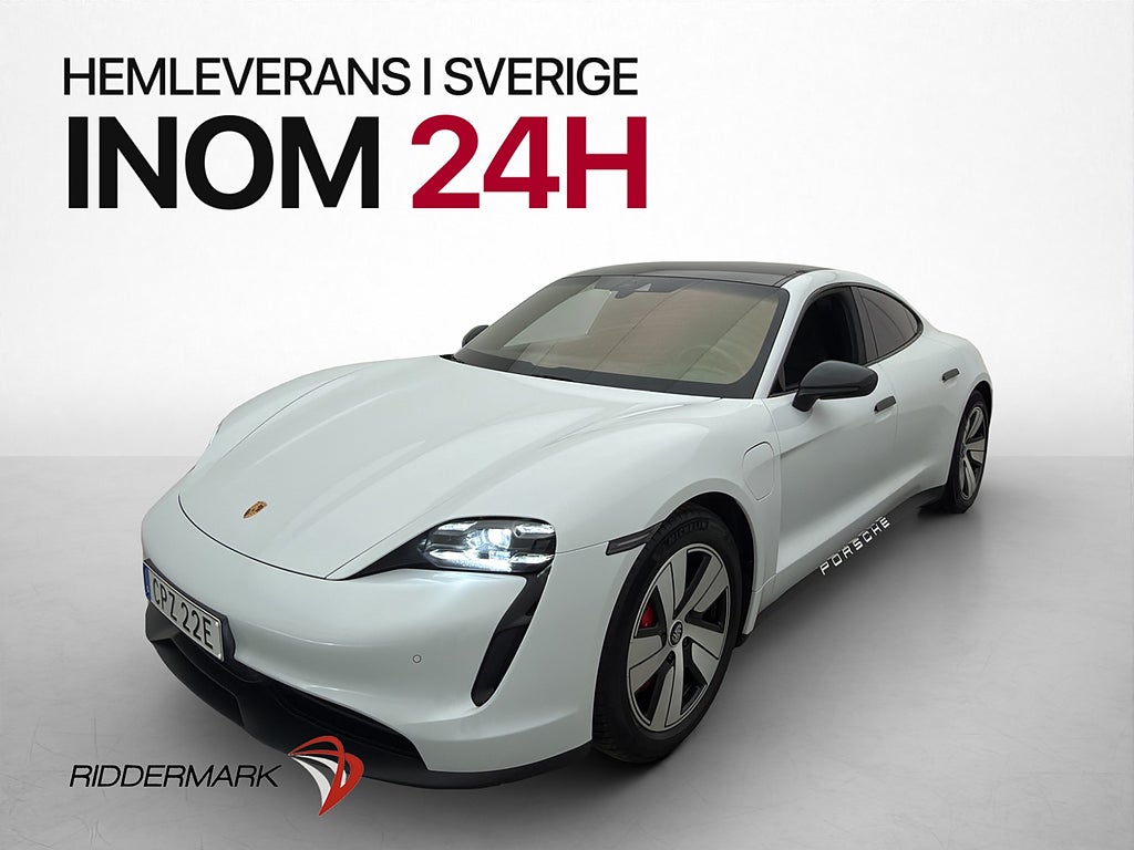Porsche Taycan 4S DD AWD Pano Matrix Värmare Skinn Carplay