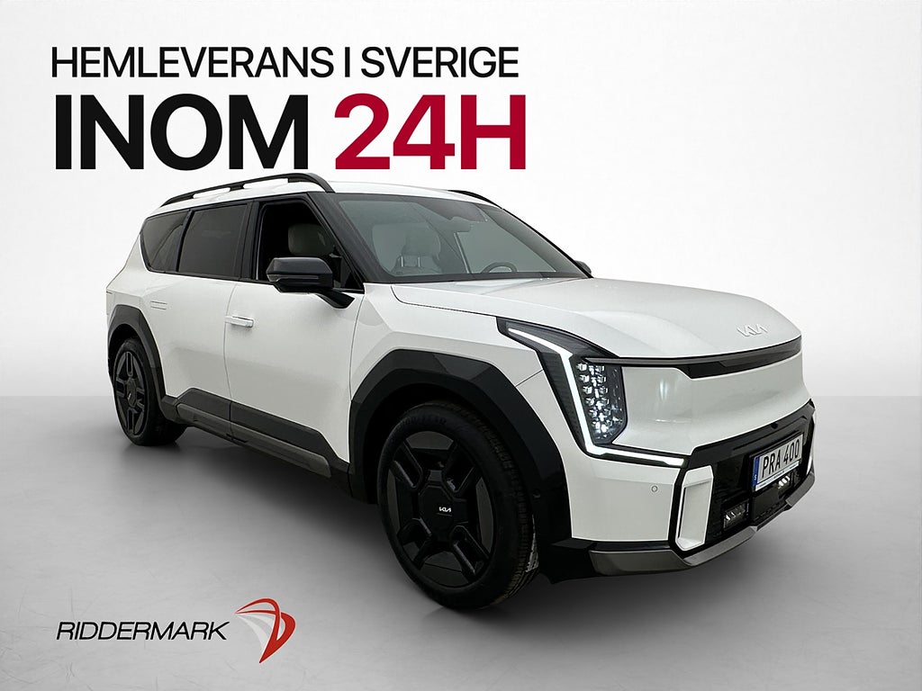 Kia EV9 AWD 385hk GT-Line Panorama Dragkrok MOMS 360° 7-Sits