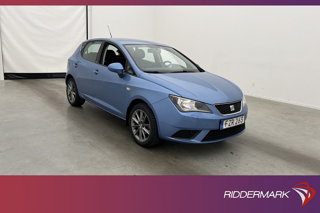 Seat Ibiza 1.2 TSI 105hk ITECH Värmare Sensorer Halvskinn