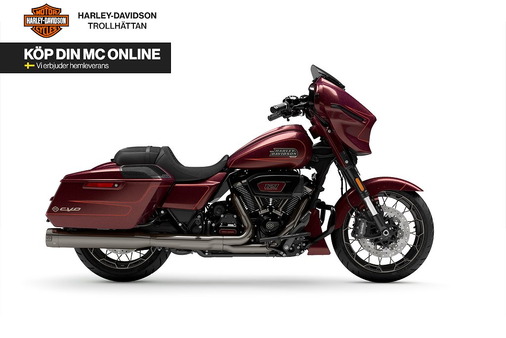 Harley-Davidson Street Glide CVO från 4981:-/mån 