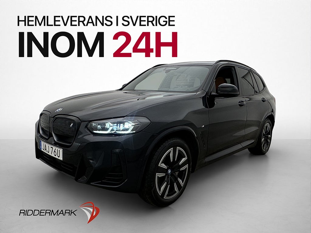 BMW iX3 286hk Panorama Kamera Navi CarPlay Dragkrok MOMS