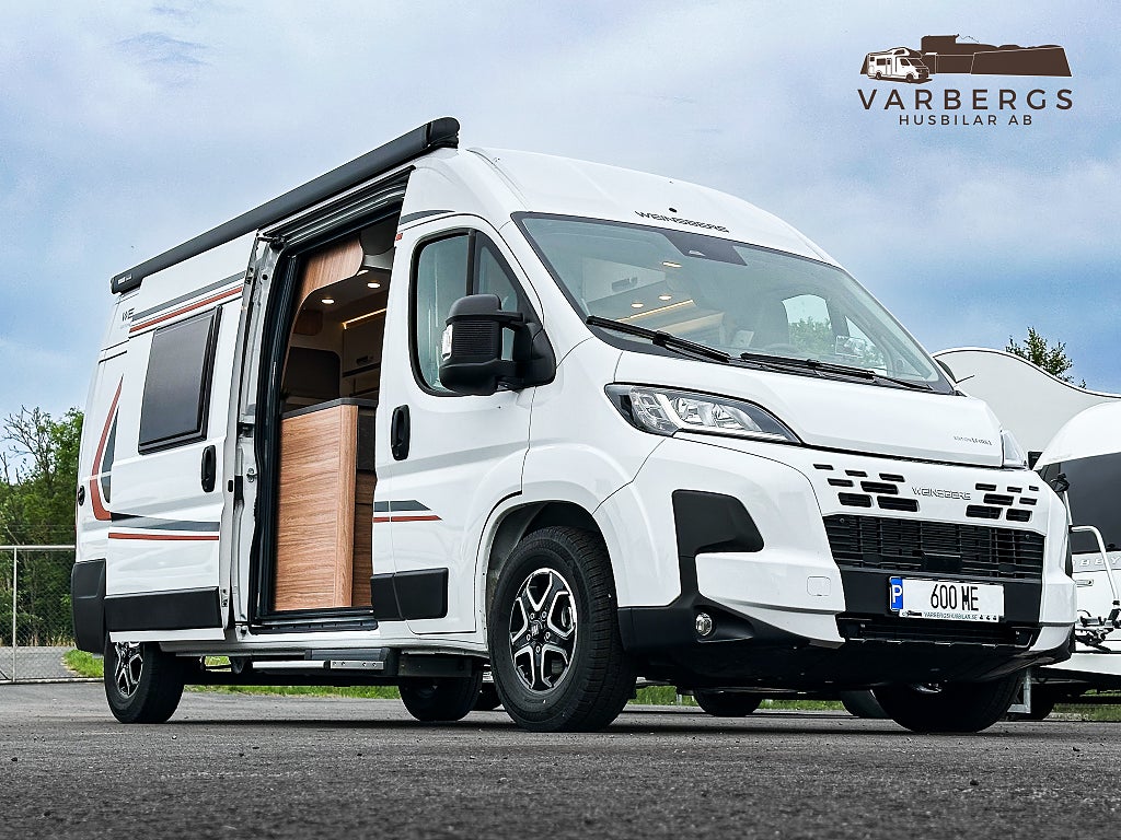 Weinsberg 600 ME FIRE Långbädd Tak-AC *AUT.* Lithium ARKTIS 4 bälten Ord. 