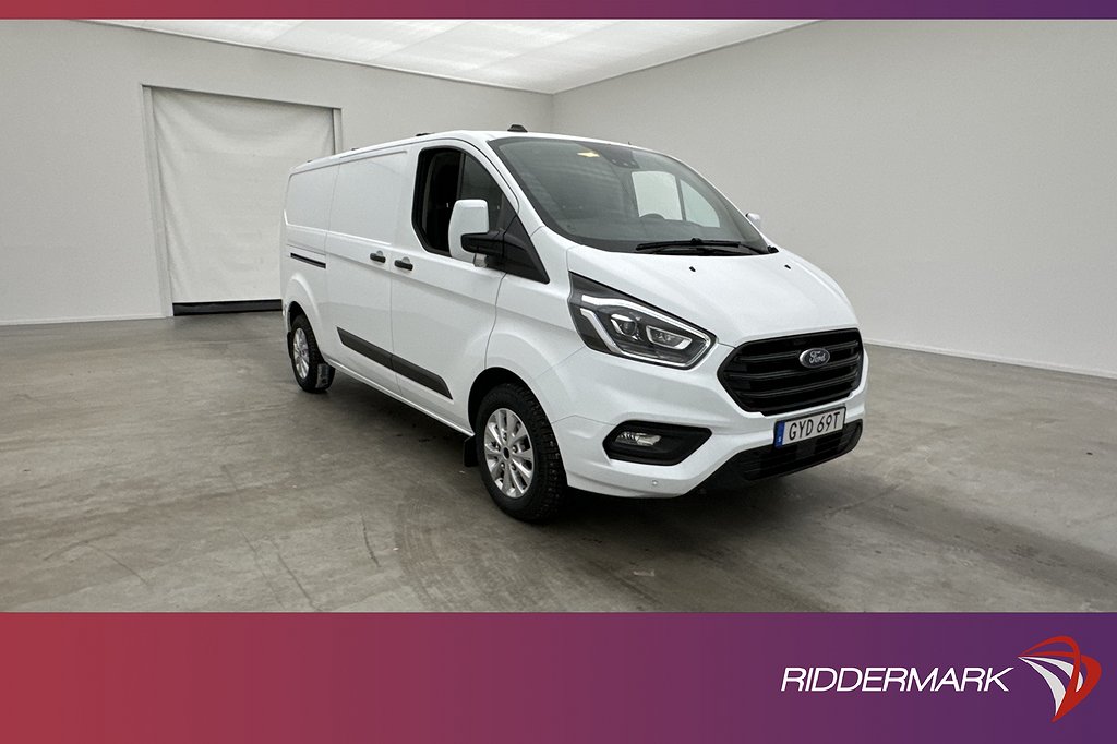 Ford Transit Custom L2 Värm Drag 2xDörr V-Inre Moms 1-Ägare