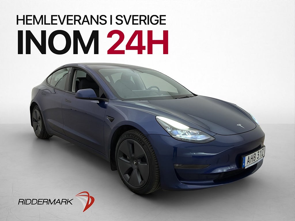 Tesla Model 3 Long Range AWD Pano Autopilot Kamera SvSåld