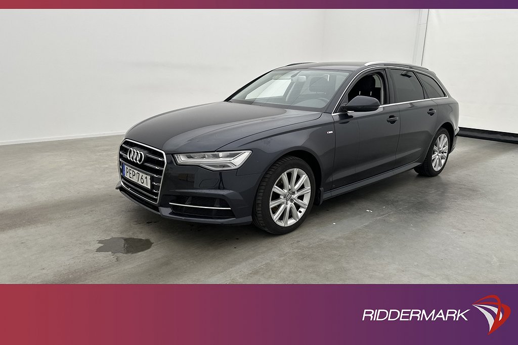 Audi A6 TDI Quattro 190hk S-Line D-värm Keyless Drag