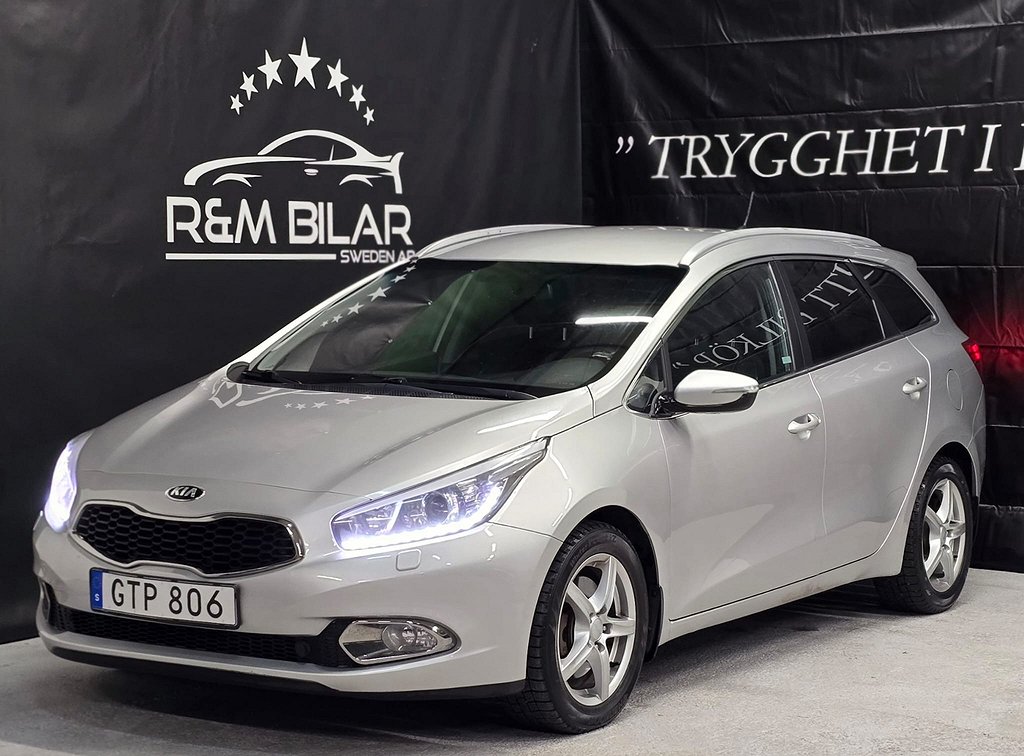 Kia CEED Få-ägare, B-sensor, Snål, Blå-tand, 128HK, LÅGMIL!!