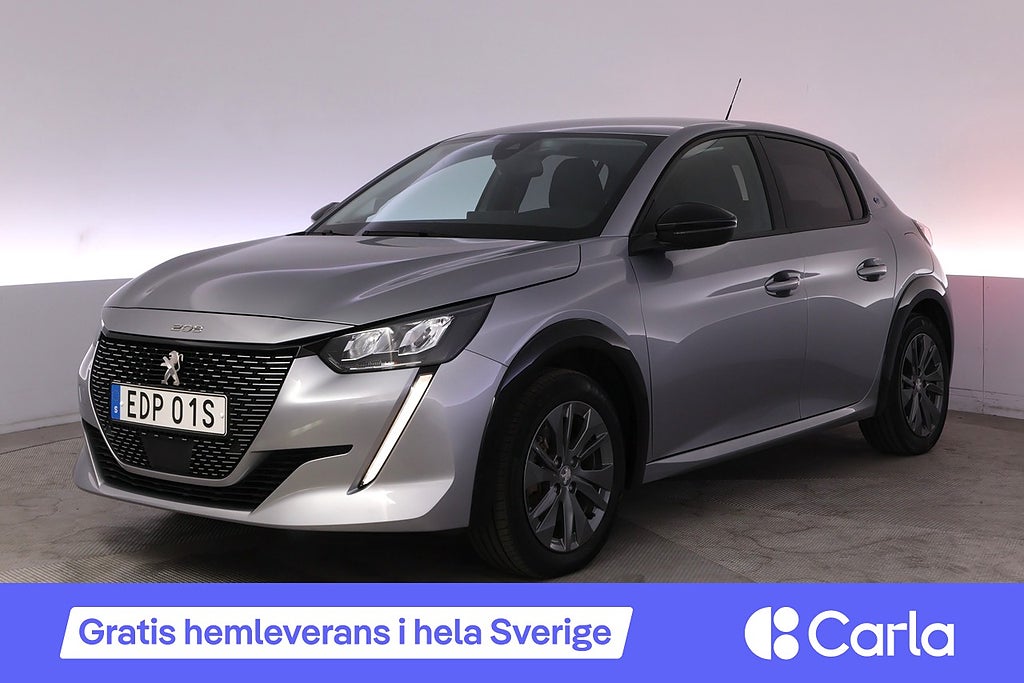 Peugeot e-208 Allure pack Kamera Tonade Rutor Farthållare