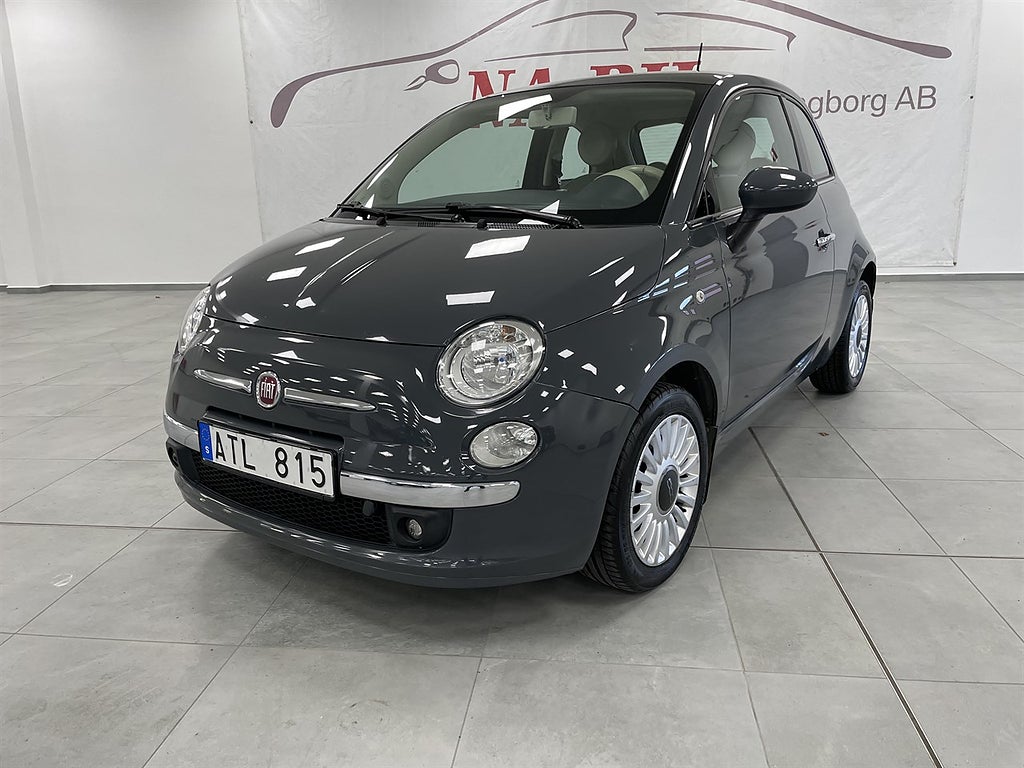 Fiat 500 1.2 8V Manuell, 69hk Lounge