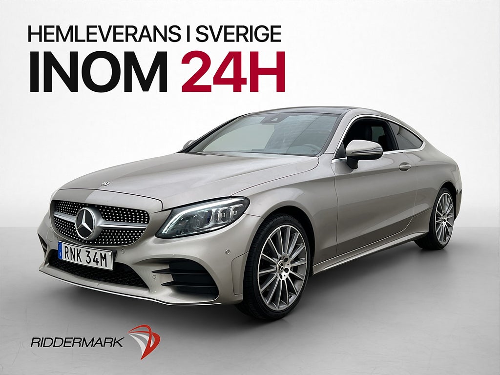 Mercedes-Benz C220 220 d 4M AMG Luft Panorama Värmare Kamera