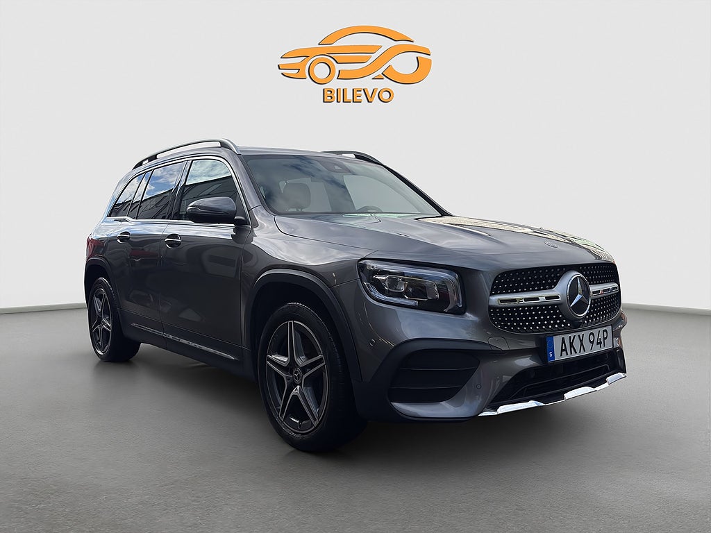 Mercedes-Benz GLB 200 4MATIC 8G AMG 7-Sits Widescreen Värmare V-Hjul Drag