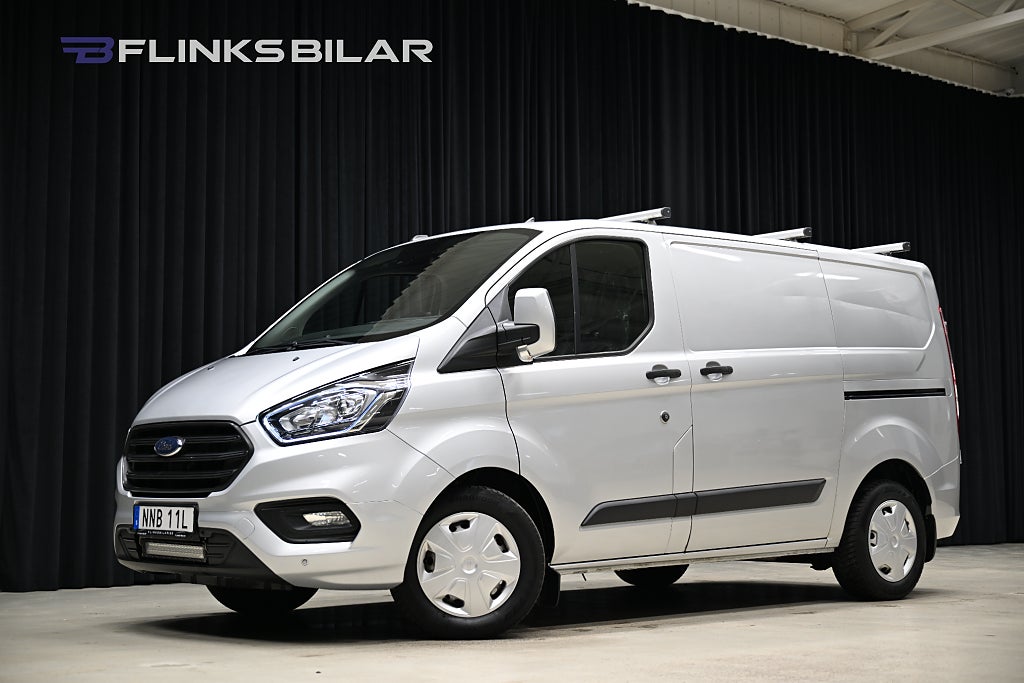 Ford Transit Custom Custom 130HK Automat|Inredning|Dubbeldörr|Nykamrem|Moms