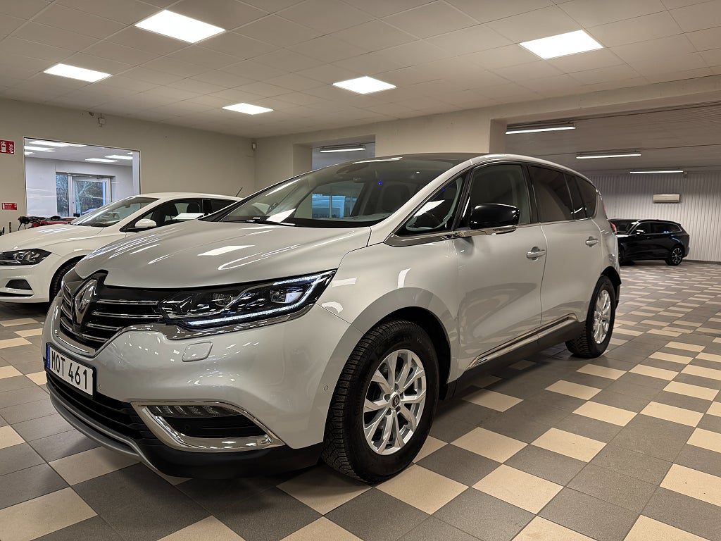 Renault Espace 1.6 dCi 7-sits Automat Drag Värmare Panorama B-kamera