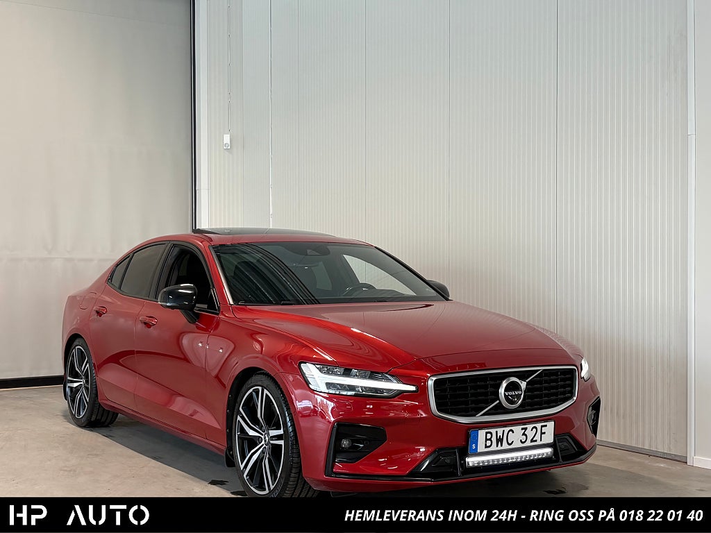 Volvo S60 T5 250hk R-Design Navi HUD Pano H&K 360-Kam Värmare