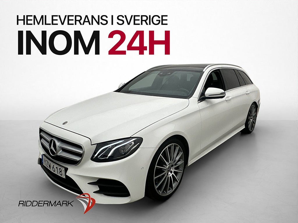 Mercedes-Benz E 400 T 4M AMG Pano Burmester HUD Dragkrok