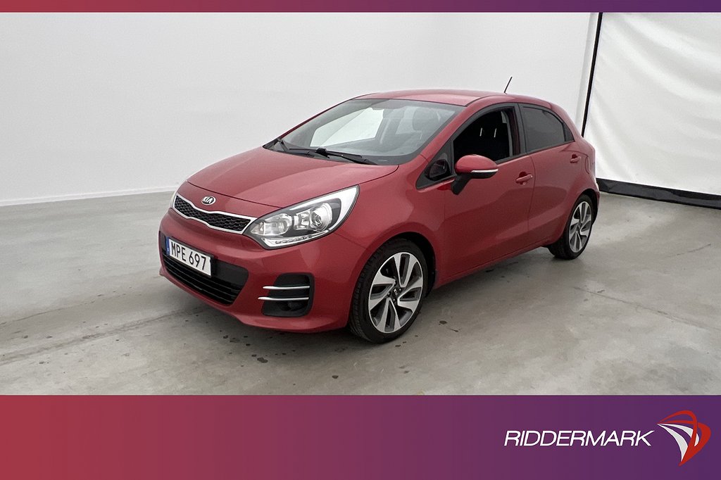 Kia Rio 1.2 CVVT 84hk Kamera Rattvärme Farthållare