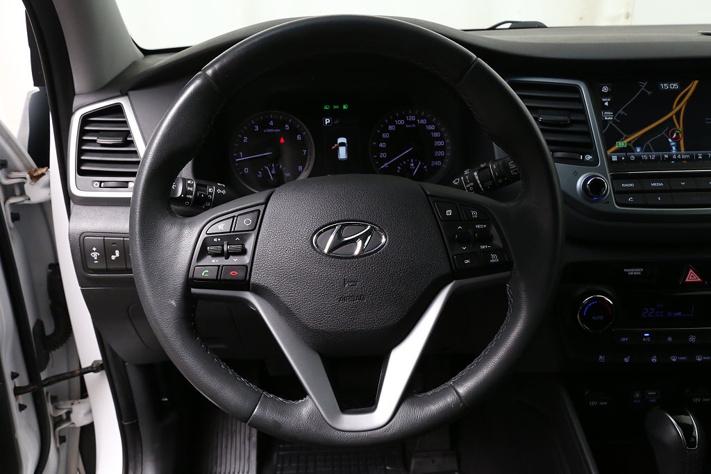 Hyundai Tucson 1,6 T-GDI Premium AWD Aut Pano Skinn 1ägare Motorv Drag 2018