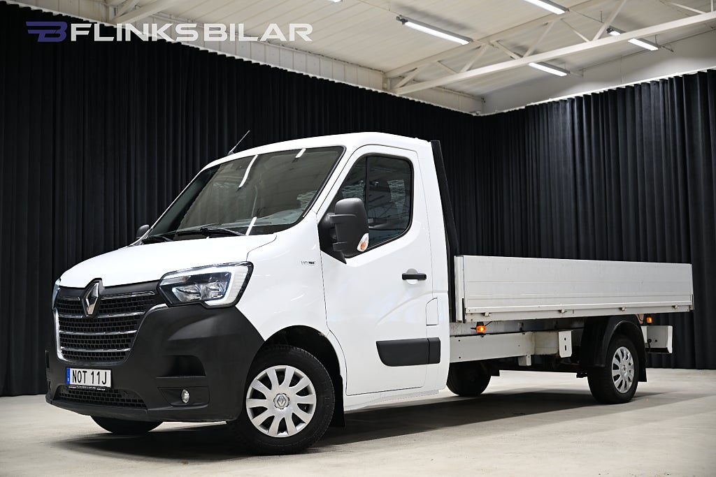 Renault master dCi 145HK L4 Långflak|Dieselvärmare|GPS|EnÄgare|Leasbar