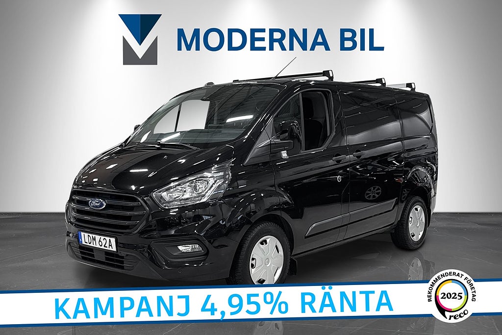 Ford transit Custom 280 2.0 130hk Moms Drag B-kam D-värmare