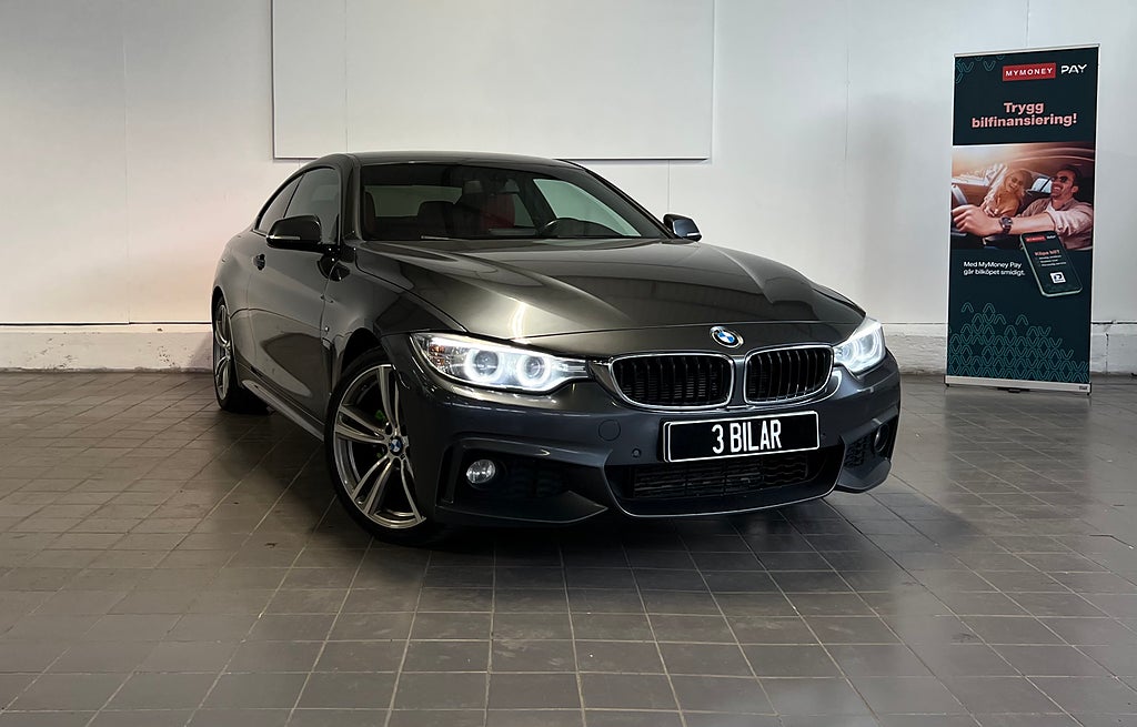 BMW 420 d Coupé Steptronic M Sport Röd Skinn H/K 190HK