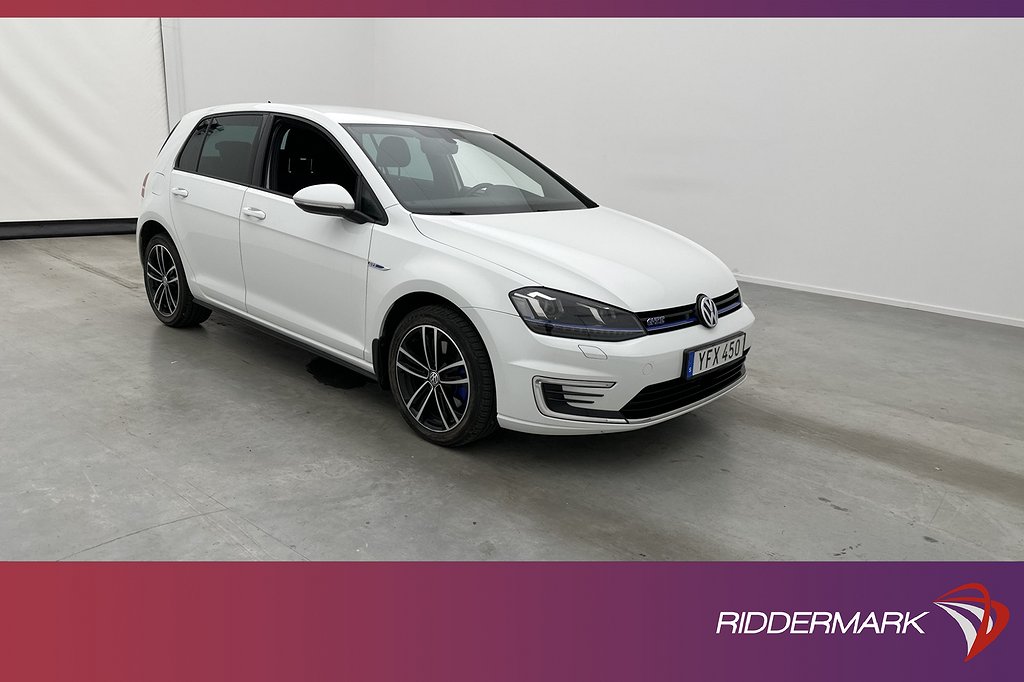 Volkswagen Golf GTE 204hk Kamera CarPlay Drag 0,19L/mil