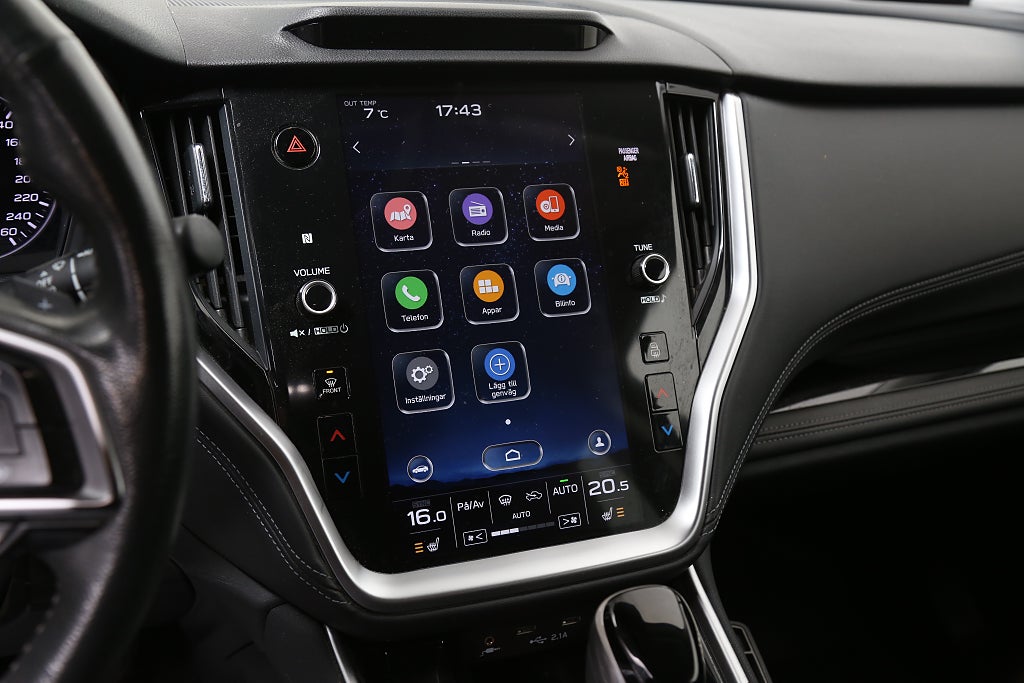 Subaru Outback 2,5i 169hk Limited Xfuel AWD Skinn Motorv Dragkrok 2021