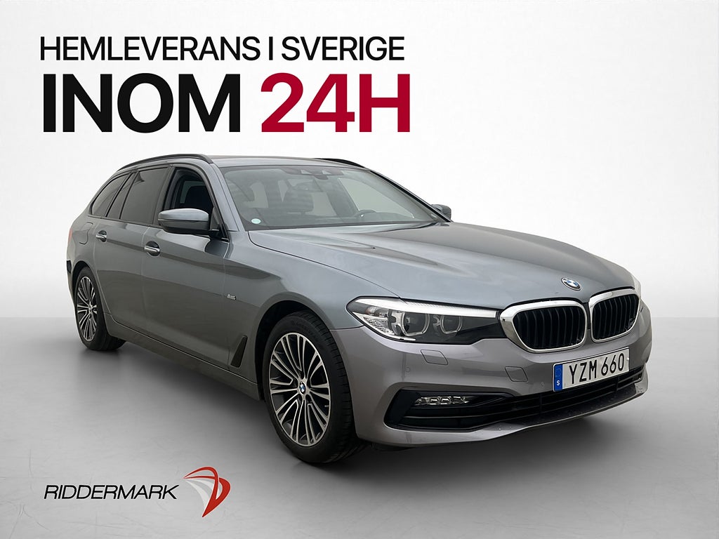BMW 520d xDrive Sport line Drag HiFi Kamera Navi Två-Brukare