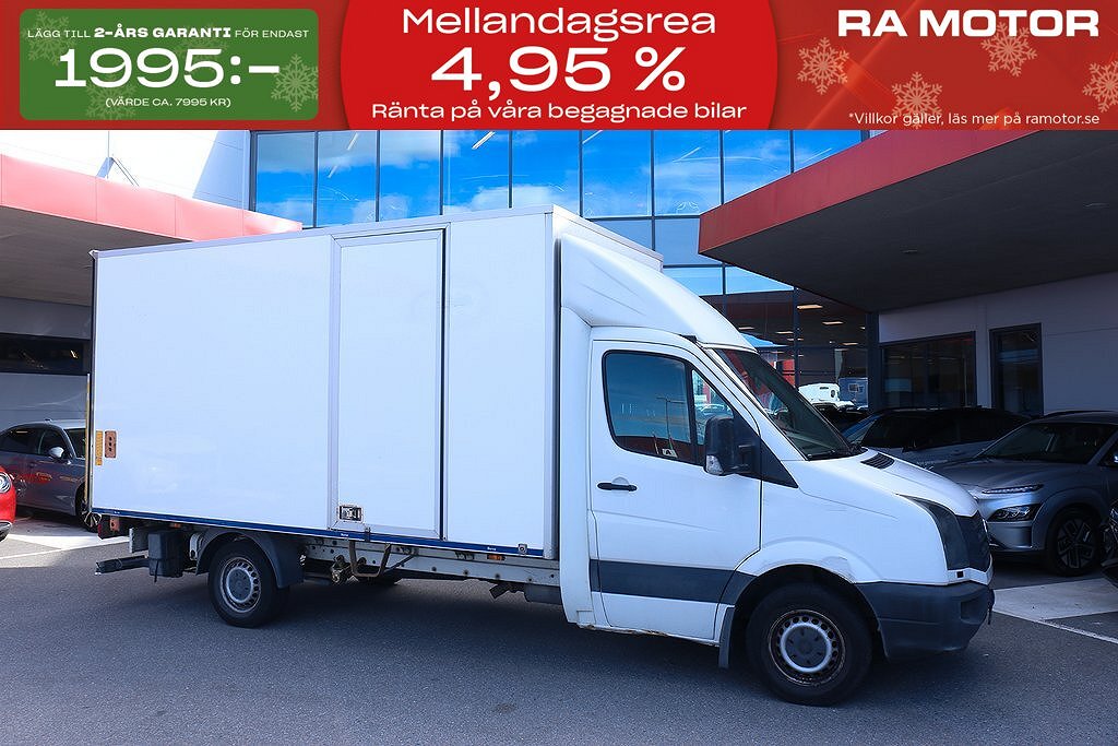 Volkswagen Crafter Chassi 35 2,0 TDI 163hk Bakgavellyft Moms