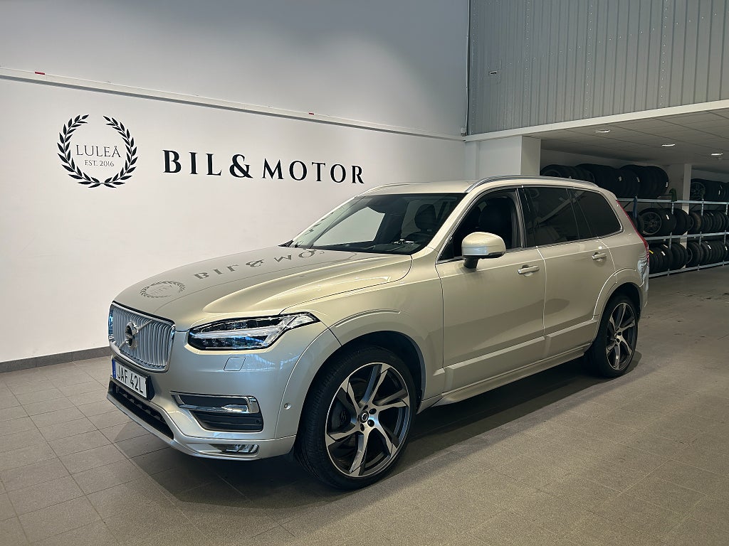 Volvo XC90 7-sits Inscription D5 AWD|4.99%|Dubb|MoK|B&W|Drag|HUD